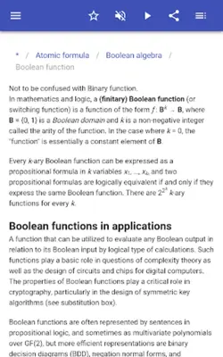 Mathematical logic android App screenshot 6