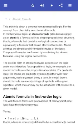 Mathematical logic android App screenshot 8